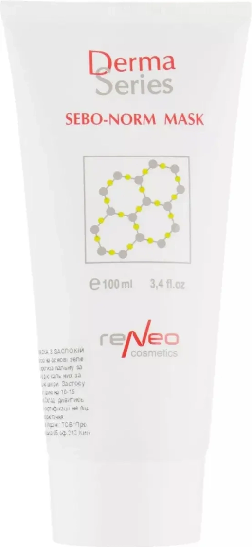Себорегулююча маска із заспокійливим ефектом Sebo-norm Mask Derma Series 100 мл