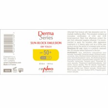 Сонцезахисна емульсія Sun Block Emultion SPF 50 Derma Series 50 мл